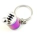 maycom Creative Auto Part Model Gear Box Keychain Six-speed Manual Transmission Shift Lever Keyring Key Chain Ring Keyrings Keyfob (Rainbow)