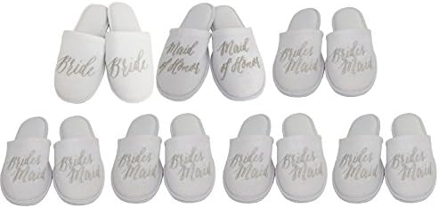 Bachelorette/Wedding Slippers - Bride, Maid of Honor, Bridesmaid