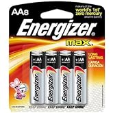 Energizer Alkaline AA Battery 8 Pack