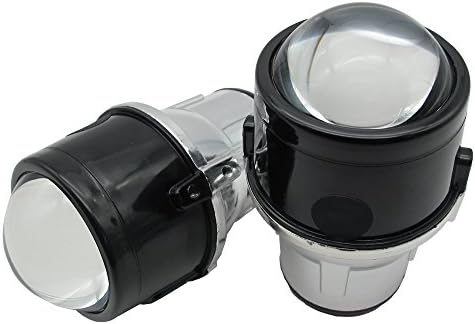 Taochis 12V 35w HID Xenon Fog Light Projector Lens Retrofit Foglamp Assemble for Ford Nissan Opel Renault Suzuki Juguar Lincoln Dacia OEM No. 4F9Z15200AA (4300k Warm white)