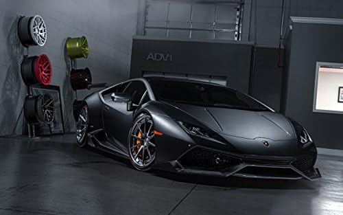 ADV1 Wheels Lamborghini Huracan Silk Wall Art Poster Print - 13x20 inch (33x50cm)