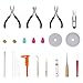 Jewelry Making Supplies, 24 Pieces Jewelry Making Kit Tools for Professional Jewelry Crafting, Jewelry Repair and Beading Wire Cutting, Come with Zipper Storage Case