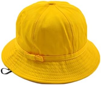 日よけ 学生サンシェードキャップ漁師の帽子かわいい黄色い布の帽子 ご予約品 おしゃれ 色 サイズ M イエロー 56 58cm
