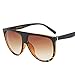 Sunglasses, Mchoice Fashion Unisex Vintage Shaded Lens Thin Glasses Fashion Aviator Mirror Lens Sunglasses (B)
