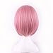 AneShe Short Straight Hair Wig 12 Inches Anime Cosplay Costume Party Wigs