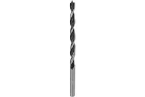 HARFINGTON Brad Point Drill Bits 4mm(5/32") Dia Straight Round Shank Drill Metric Brad Point 1.26" Drilling Depth Spiral Twis