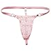 YiZYiF Men's Jacquard Lace See-Through Sissy Pouch Underwear