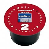 Lavazza BLUE Capsules, Espresso Intenso 2 Coffee Blend, Medium Roast, 40.5-Ounce Boxes (Pack of 100)