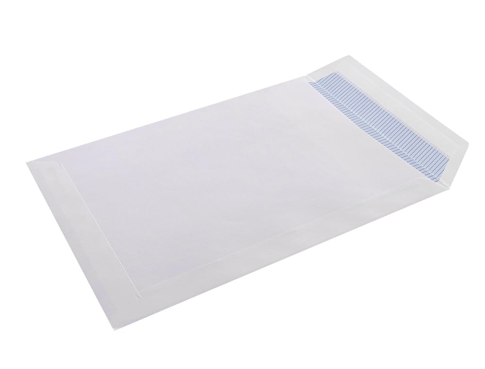 Liderpapel Envelope Bag N.15 White B5 176X250mm Silicone Strip Box Of 500 Units