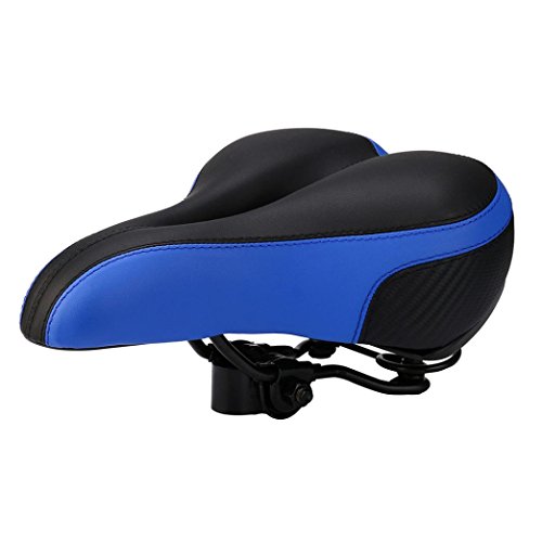 Vibola Bike Saddle Seat Wide Big Bum Bike Bicycle Cruiser Extra Comfort Sporty Soft Pad Saddle Seat