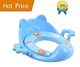 Baby Potty Trainer Seat - The Soft Seat Ideal for Potty Training, Featuring the Best Baby Toilet Seat Design (Blue)