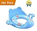 Potty Training Seat For Boys - The Soft Toilet Seat For Potty Training Ideal for Toddler Potty Training, Featuring the Best Baby Toilet Seat Design (Blue)