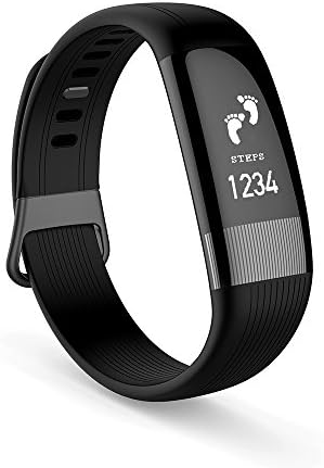 Fitness Tracker , ECK Activity Tracker , Heart Rate Monitor Smart Band with Pedometer Calories Sleep Tracking Blood Pressure ECG Measure Smart Bracelet for Android IOS Smart Phone (Black)