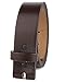Belt for Buckles 100% Top Grain One Piece Leather, up to Size 62,1-1/2