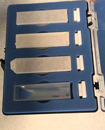 Standard Glass Cuvette Cell Spectrophotometer cuvettes 10mm pathlegnth, 3.5ml; 4 pcs Spectrometer Cell 2 Clear Windows