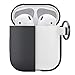 KeyBudz Elevate Switch Series AirPods Case with Carabiner Compatible with Apple AirPods 1 & AirPods 2 [Front LED Not Visible] (Black)