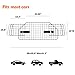 ZenStyle Dog Car Barrier Pet Fence for SUVS, Van, Cargo, Vehicles - Adjustable Pets Car Divider Wire Dog Gate Heavy Duty Dog Divider for SUV