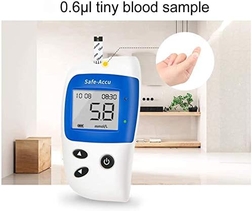 sinocare Diabetes Test Kit, Blood Glucose Monitor, Safe-Accu2 Blood Sugar Testing Kit with Strips x 10 in mmol/L - Image 4