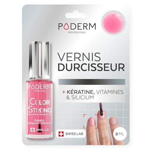 Vernis Durcisseur Ongles - Gloss Éclat | Répare et Renforce les Ongles Abîmés et Fragilisés par les Vernis Semi-Permanents | Biotine, Silicium, Kératine | Développé par un Podologue en Suisse