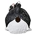 WHAT ON EARTH Cat Butt Tissue Holder - Black & White Tuxedo - Fits Standard Square Tissue Box - Resin