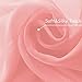 HOLKING Sheer Window Cutains for Bedroom-Rod Pocket Sheer Curtains 95 inch for Living Room, 2 Panels Pink Sheer Voile Curtains Each is 52 inch Width by 95 inch Length
