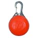Nite Ize SpotLit Clip-On LED Light with Carabiner, Weather Resistant, Round Package, Orange