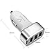 Volmate VOL66A-WS 6.6A / 33W Portable Travel Charger Rapid 3 USB Ports Car Charger With Smart Sharing IC