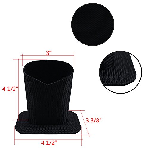 Mustar Eyeglass Holder,Black Oxford Cloth Glasses Stand Case,Velvet Lined Protective Eyeglasses Case for Desks or Nightstands