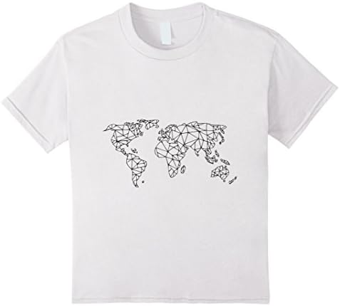 Kids Geometric World / Traveler / I Love To Travel T-Shirt 12 White