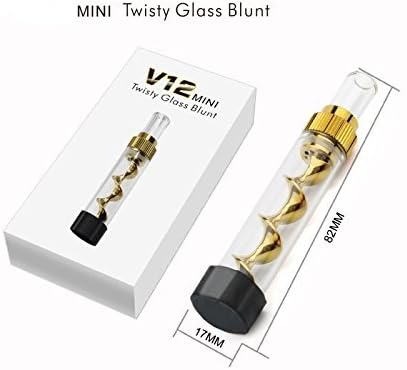 Premium Bundle Glass Mechanical Adapter Blunt Tip Rolling with Twisty Auger