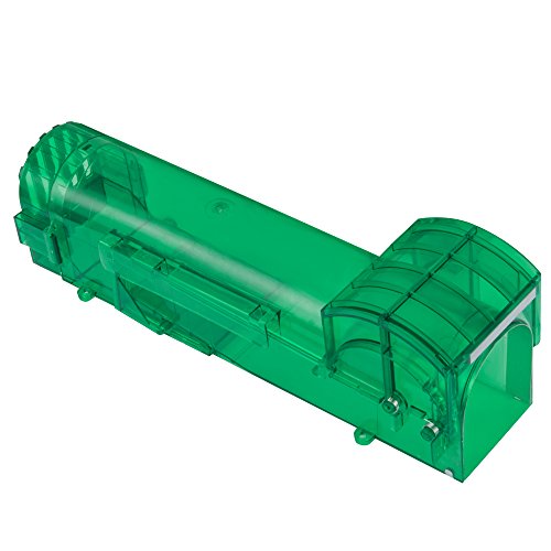 VENSMILE Humane Mouse Traps That Work for Catch Mice Alive and Release, Bigger Size Green Smart Mouse Trap No Kill Live Mousetrap Safe for Family Use(1) VENSMILE Humane Mouse Traps That Work for Catch Mice Alive and Release, Bigger Size Green Smart Mouse Trap No Kill Live Mousetrap Safe for Family Use(1)