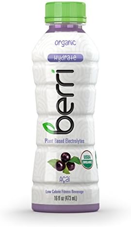Berri Pro Plant-Based Fitness Beverage, Organic Acai, 12 Count