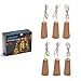 Bottle Led Lights, AGPtek 6 Pack of Bottle Mini String Lighting 30in Copper Wire Cork Shape Light Starry Light for Christmas/Wedding/Party/Halloween/Decoration - RGB Multi Color
