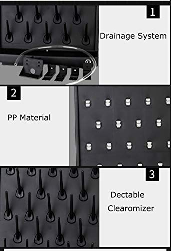 27 Pegs Lab Supply Drying Rack, Pegboard Bench-top/Wall-Mount Laboratory Glassware 27 Detachable PegsLab Drying Draining Rack Cleaning Equipment