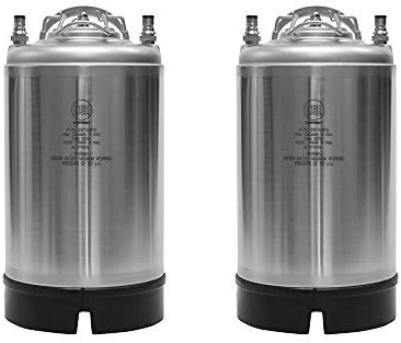Two New AEB 3 Gallon Ball Lock Kegs - Single Handle + Free O-Ring Kit by AEB
