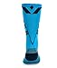 Swiftwick - Vision Team Eight, Tall Crew Socks for Cycling, Light Blue, Medium