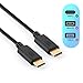 CableCreation USB C to USB C Cable 60W 3A Fast Charging, 10ft Type C to Type C Cord, Compatible with MacBook Pro 13inch, MacBook 12inch,iPad Pro, Galaxy S20/S10/S9/S9+, Note 10 9 8, 3M/ Black