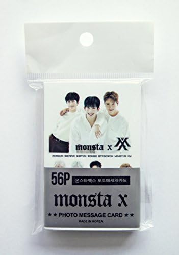 MONSTA X New Photo Message Card (56P) Postcard Set