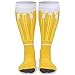 Gone For a Run Run For Beer Knee High Half Cushioned Athletic Running Socks | Fun Running Socks
