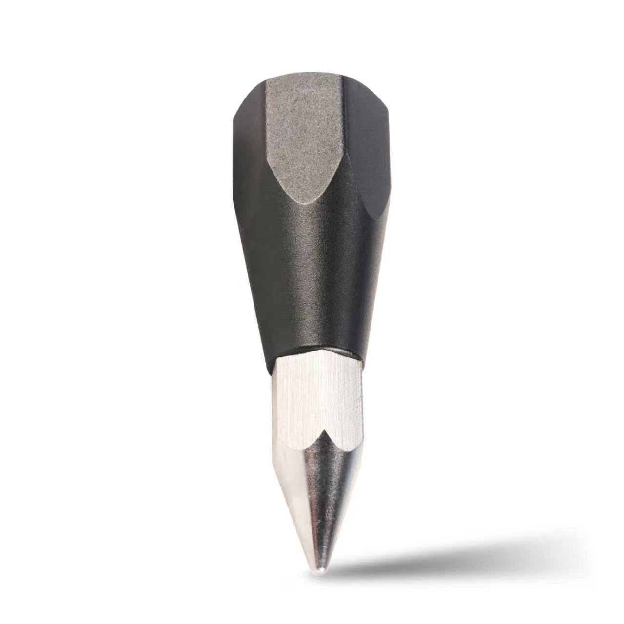 Replaceable Tip of GPS Poles Prism Poles, Prism Pole Sharped Point Replaceable Tip Thread GPS Pole