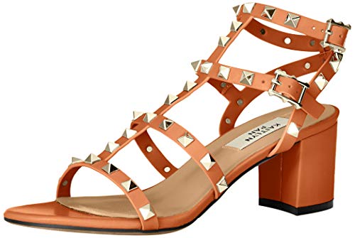Buy Kaitlyn Pan Studded Block Heel Open Toe Sandal Online at  desertcartZambia