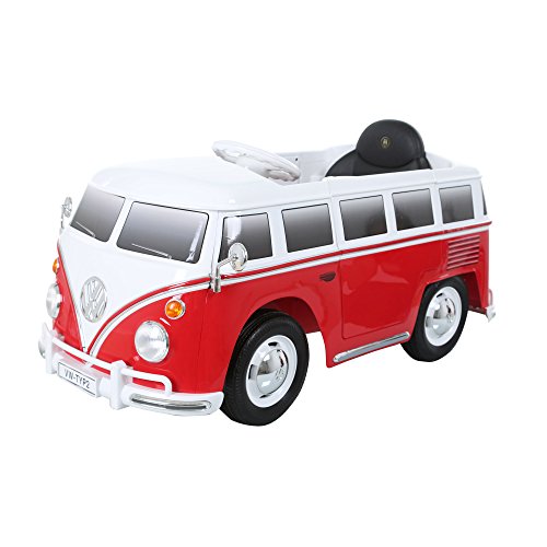 Rollplay 6 Volt VW Bus Ride On Toy, Battery-Powered Kid's Ride On Car