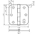 18 PCS Satin Nickel 3.5