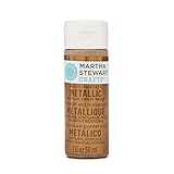 Martha Stewart Crafts Multi-Surface Metallic Acrylic Craft Paint in Assorted Colors (2-Ounce), 32109 Copper