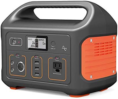 Portable generator 440Wh, 122400mah Rechargeable lithium battery generators Power Station Emergency Power Supply, with AC Inverter for camping and emergency