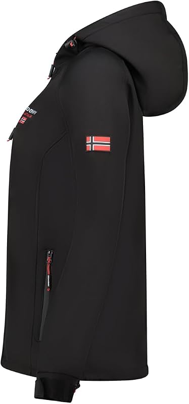 Tacerama_Lady Softshell Mujer, Negro, M