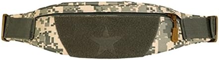 Men Sport Green Camo Water Repellent Fanny Pack Waist Belt Bags Travel Wallet