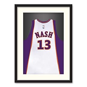 Athletes Jersey Theme Black Framed for Bedroom Livingroom