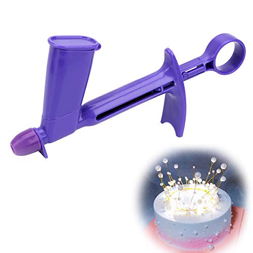 JKJF 4 Pcs Plastic Pearl Applicator, 4 Different Sizes Cake Pearl Applicator Tool for Extruder Sugar Balls Craft, Cake Baking Decoration