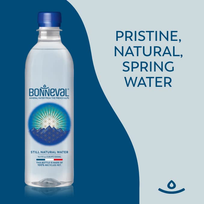 BONNEVAL Natural Spring Water. Mineral water from the French Alps